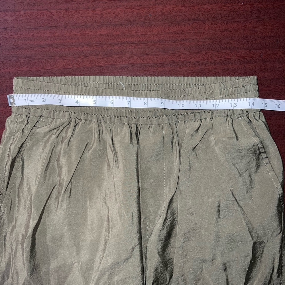 For The Republic Olive Green Wide-Leg Chinos - Picture 3 of 6